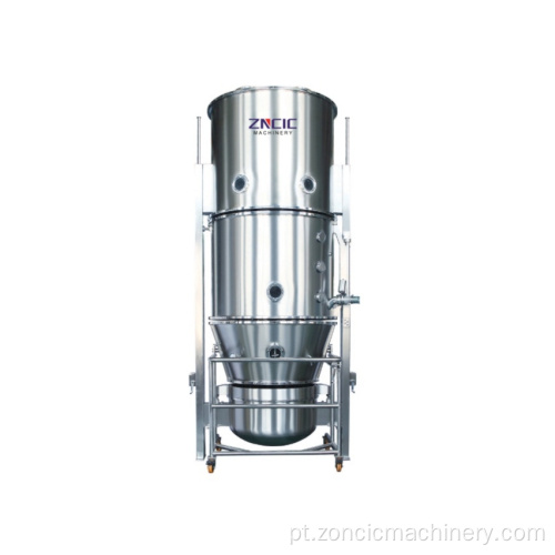 Secador de leito fluidizado de alta eficiência para mecanismo de granulação fervente Equipamento de granulação de granulação